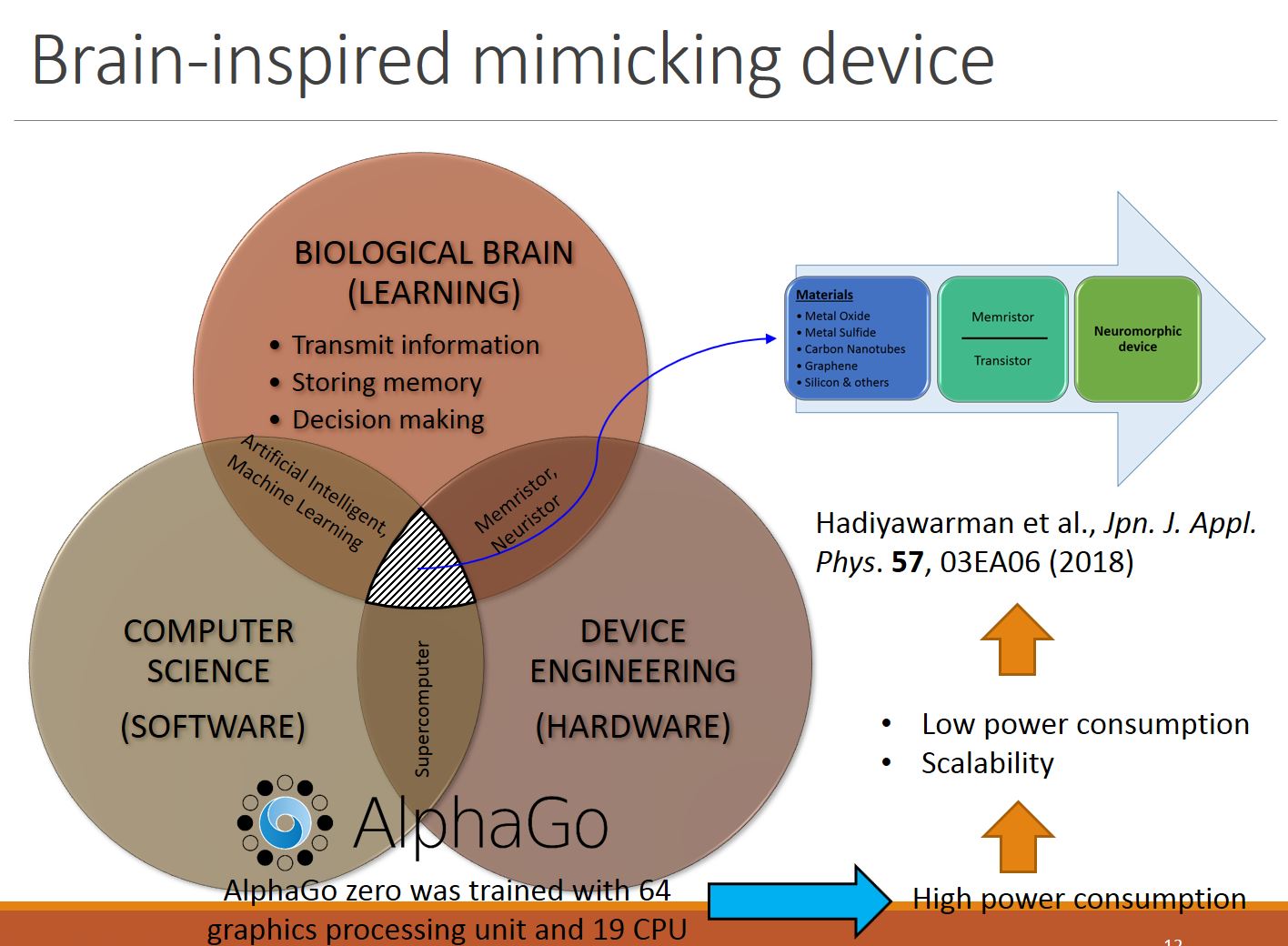 Brain Inspired mimicking device